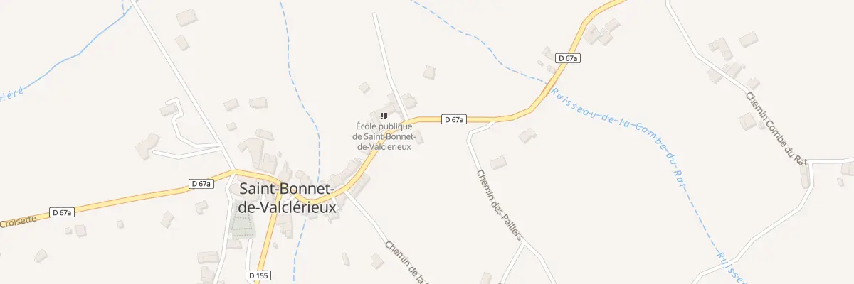 Plan du 130 Che les Paillers à Valherbasse