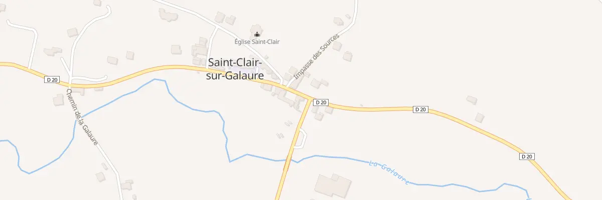 Plan du 6 Rte de Montrigaud à Saint-Clair-sur-Galaure