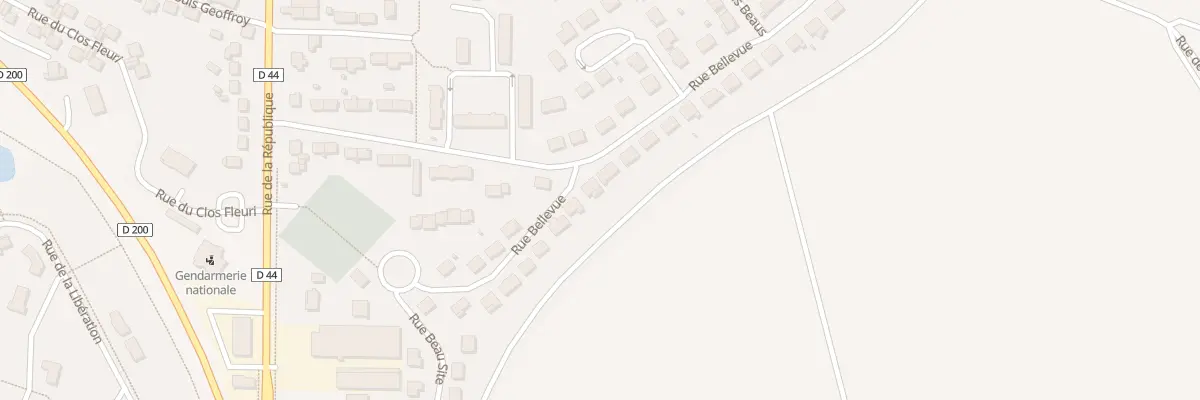 Plan du 33 Rue Bellevue à Bologne