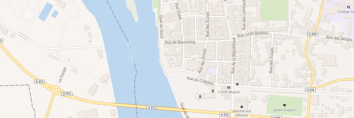 Plan du 5 Rue Dulac à Seurre