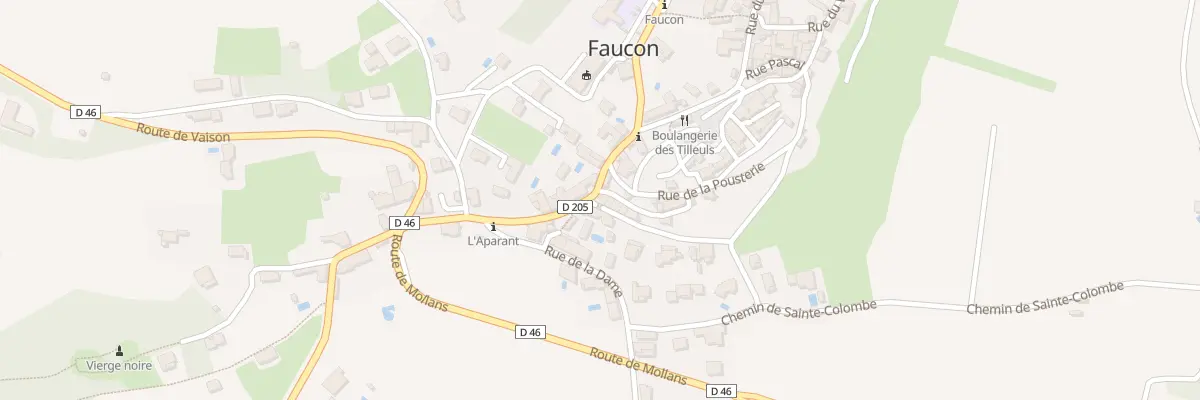 Plan du 5210 Le Village à Faucon