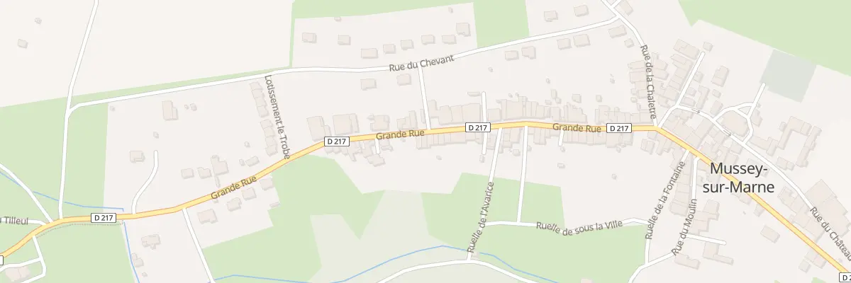 Plan du 61B Gr Grande Rue à Mussey-sur-Marne