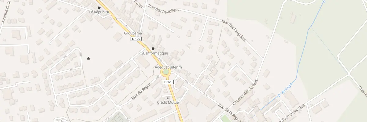 Plan du 468 Rue de la République à La Verpillière