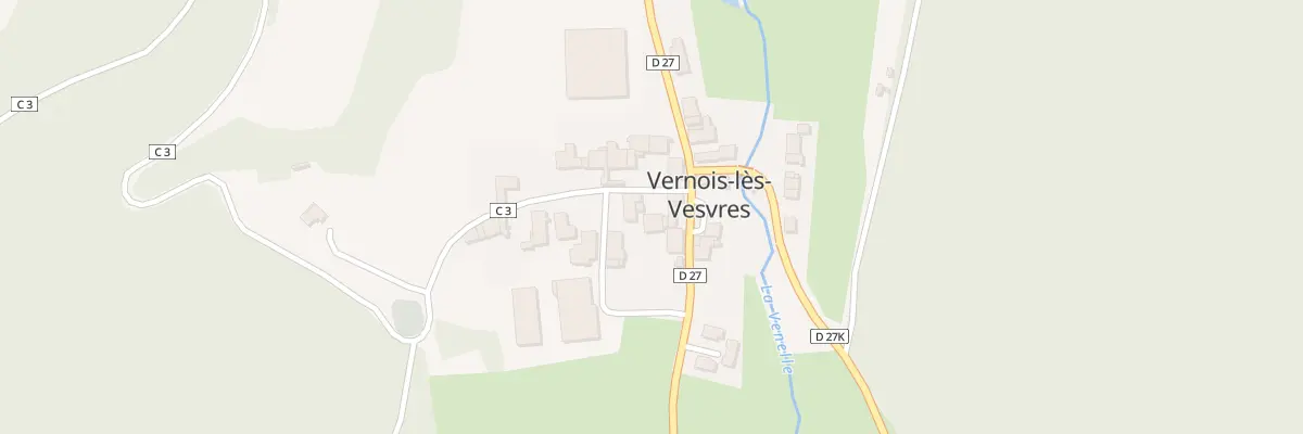 Plan du 3 Rue Grande Rue à Vernois-lès-Vesvres