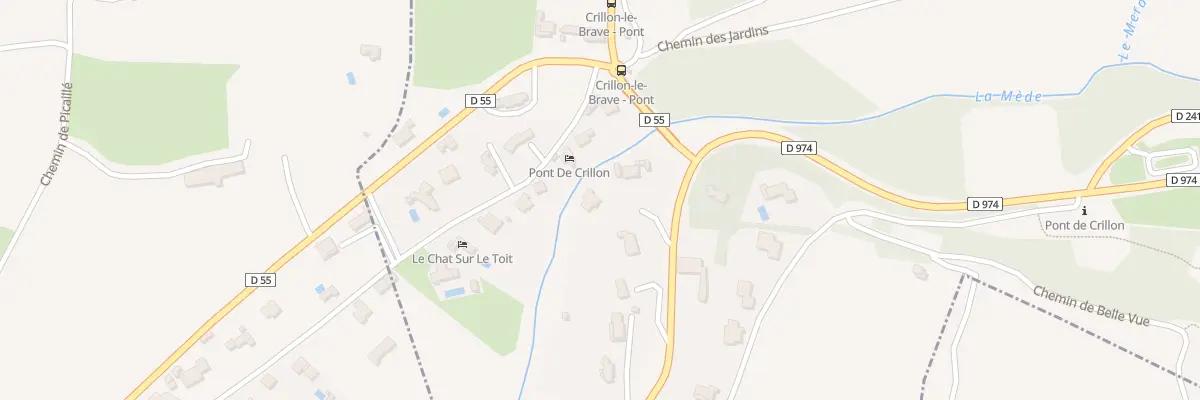 Plan du 74A Rte de Crillon à Carpentras à Crillon-le-Brave