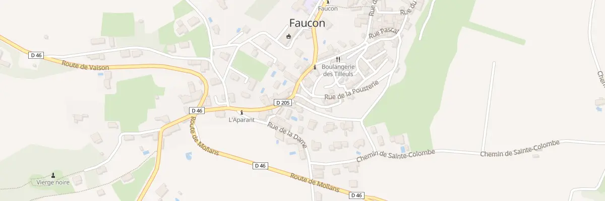 Plan du 5027 Le Village à Faucon