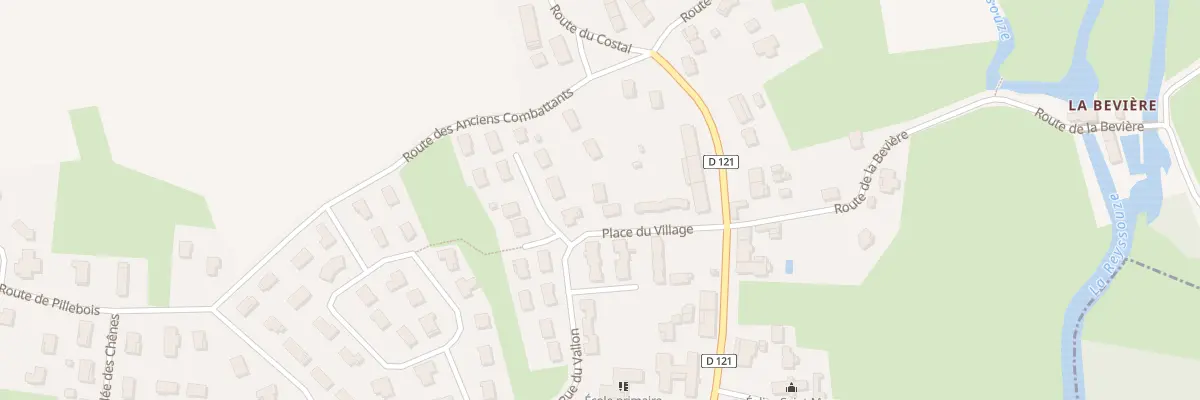 Plan du 38 Rue du Vallon à Malafretaz