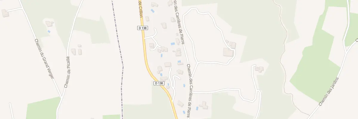 Plan du 934 Che des Carrieres de Pierre à Crillon-le-Brave