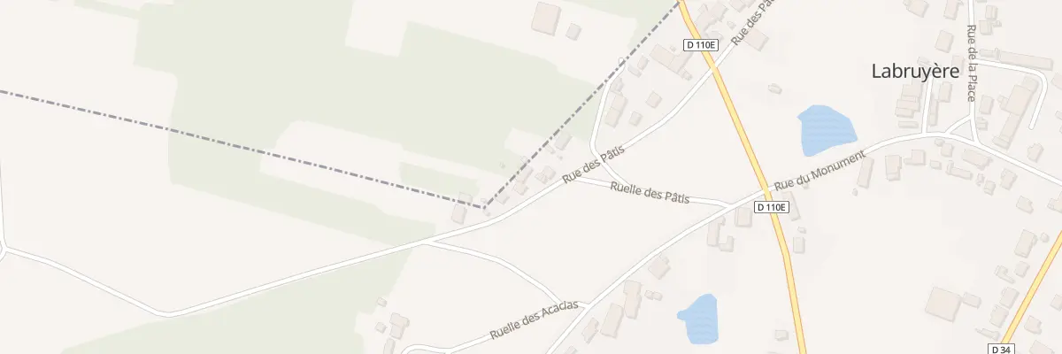 Plan du 26 Rue des Patis à Lechâtelet