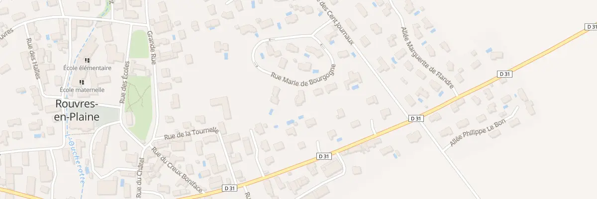 Plan du 18 Rue Marie de Bourgogne à Rouvres-en-Plaine