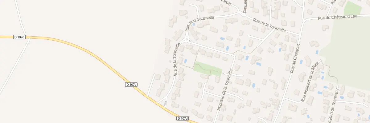 Plan du 14 Rue de la Tournelle à Couternon