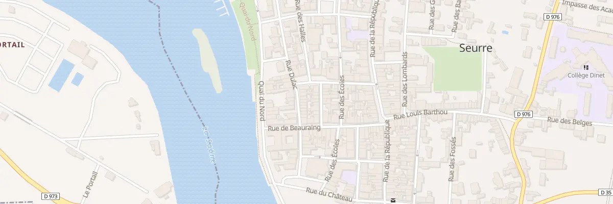 Plan du 24 Rue Dulac à Seurre
