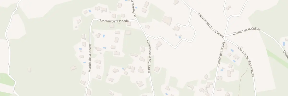 Plan du 548 Che de la Montagne à Faucon