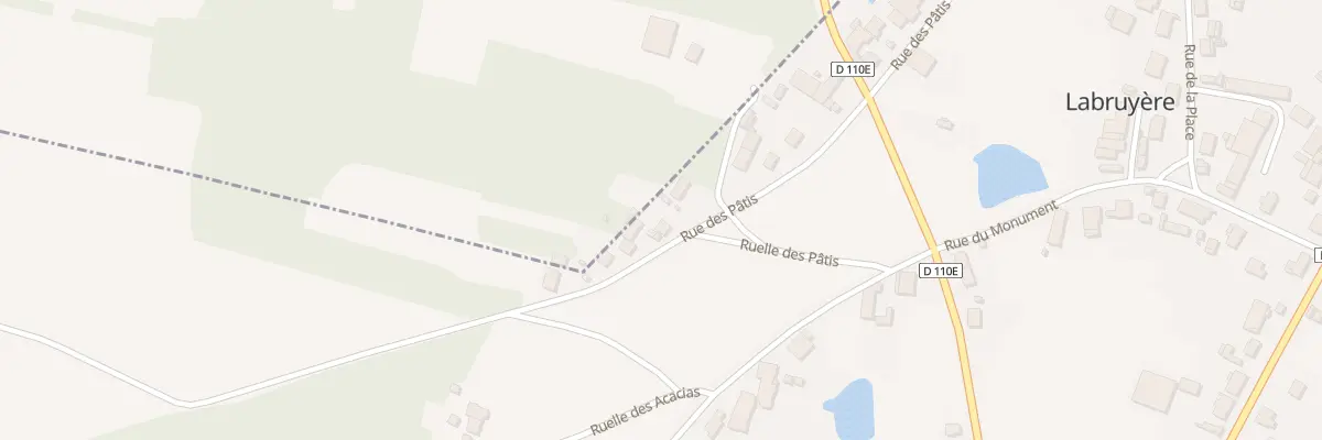 Plan du 24 Rue des Patis à Labruyère