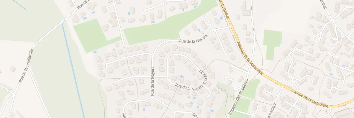 Plan du 33 Rue de la Noyera à Villefontaine