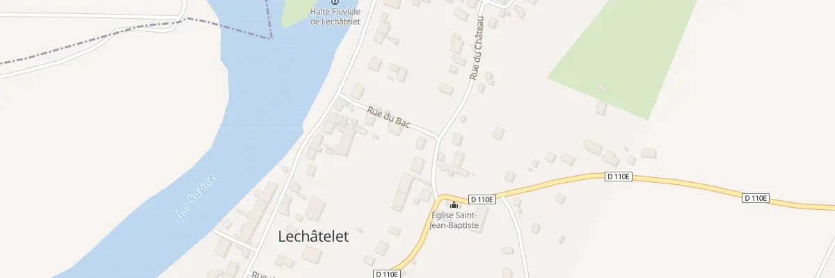 Plan du 3 Rue du Chateau à Lechâtelet
