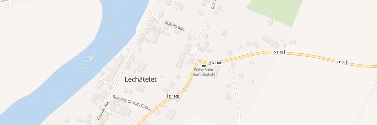 Plan du 2 Rue de la Chapelle à Lechâtelet