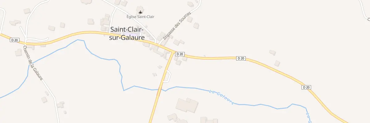 Plan du 38 Rte de Montfalcon à Saint-Clair-sur-Galaure