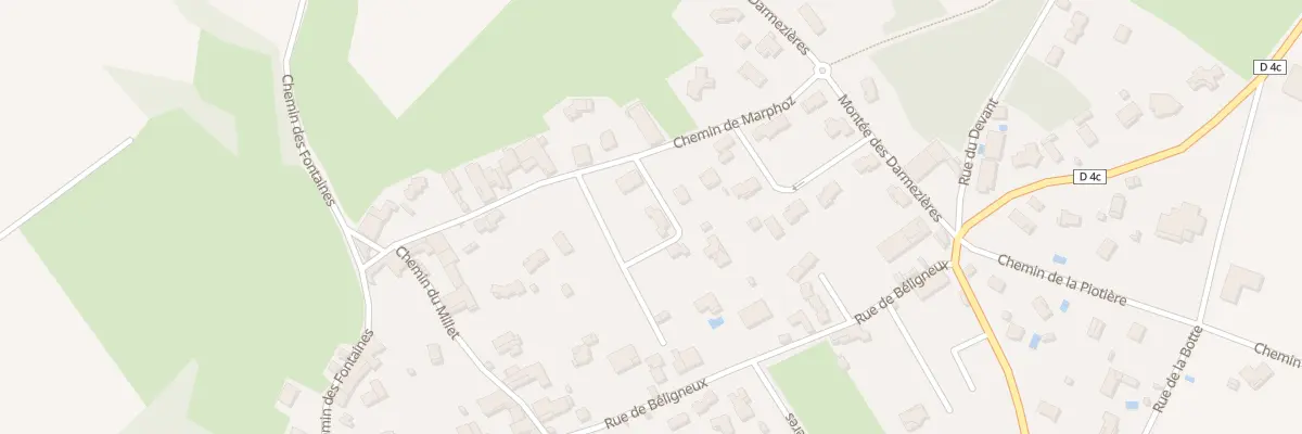 Plan du 159A Che de Marphoz à Bourg-Saint-Christophe