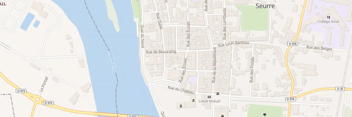 Plan du 27 Rue de Beauraing à Seurre