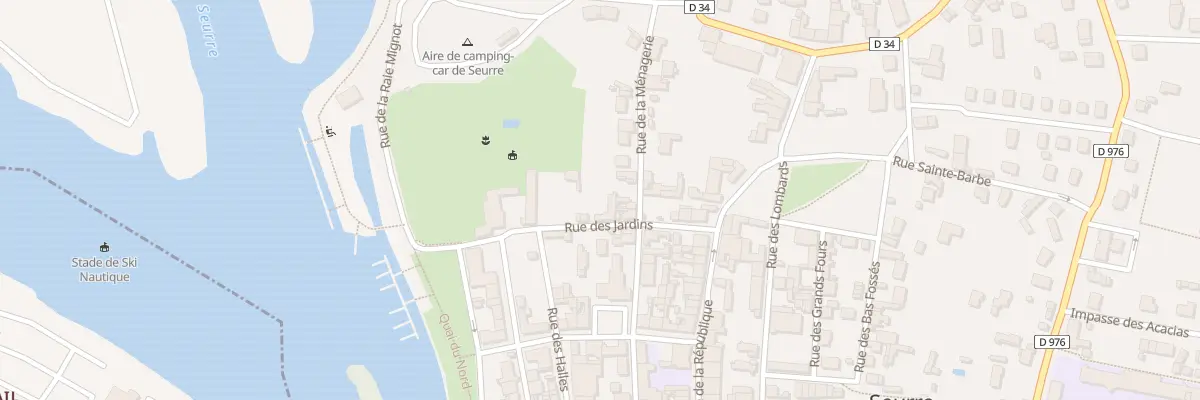 Plan du 12 Rue des Jardins à Seurre