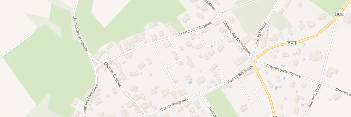 Plan du 159B Che de Marphoz à Bourg-Saint-Christophe