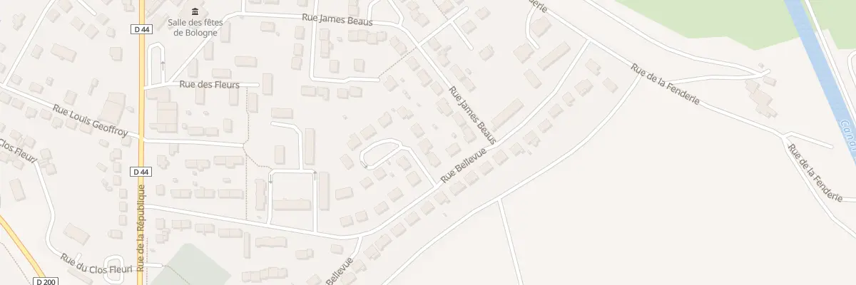 Plan du 4 Rue Bel Air à Bologne