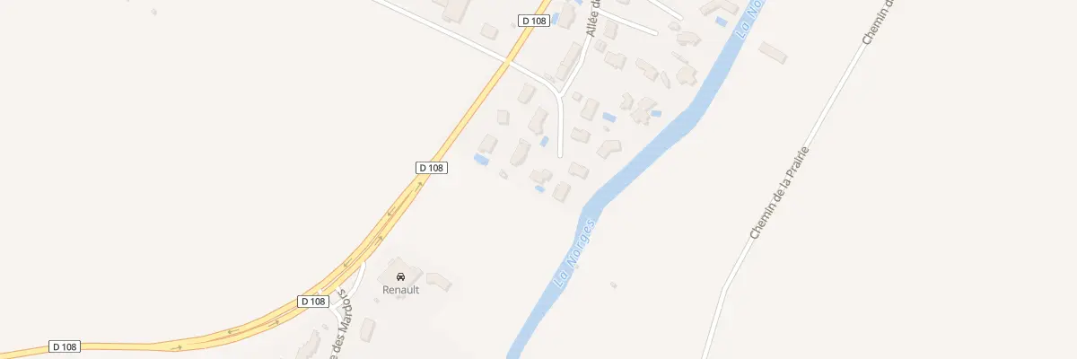Plan du 8 Rue des Bords de Norges à Couternon