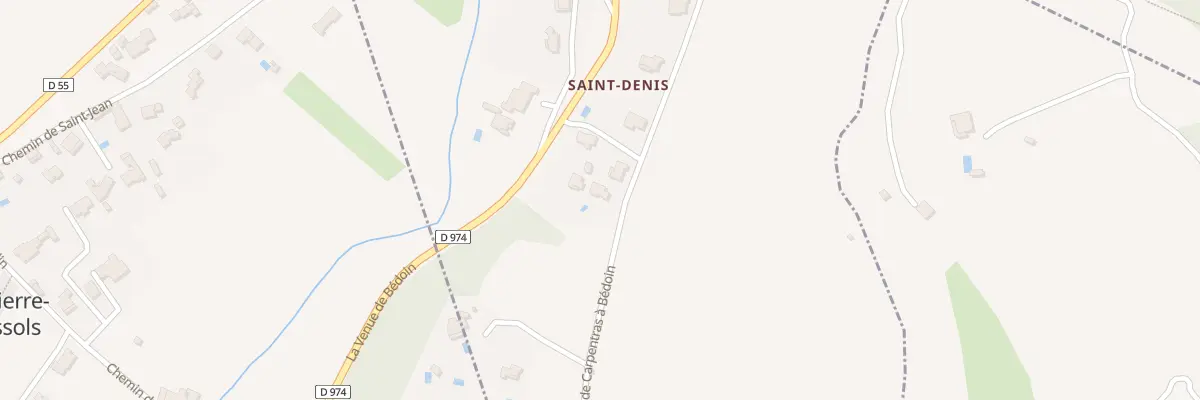 Plan du 524 Che de Carpentras à Bédoin à Crillon-le-Brave