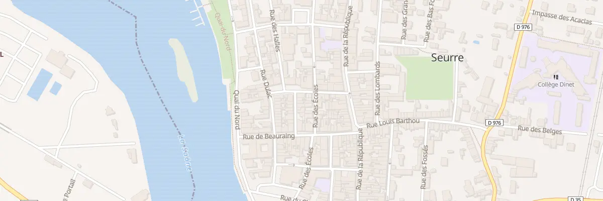 Plan du 10 Rue des Tourneurs à Seurre