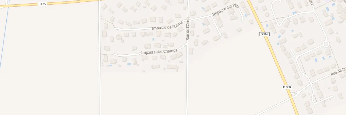 Plan du 3 Imp des Champs à Longecourt-en-Plaine