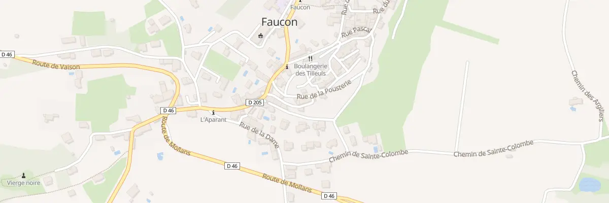 Plan du 55 Rue Estres à Faucon
