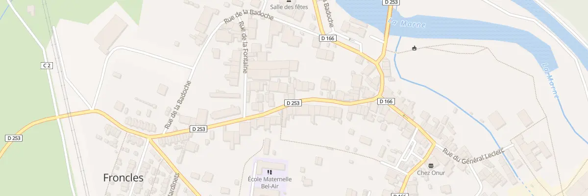 Plan du 41 Rue du Gen Leclerc à Froncles