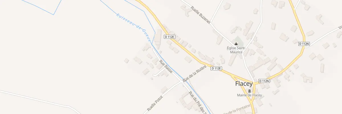 Plan du 4 Rue de la Rivière à Flacey