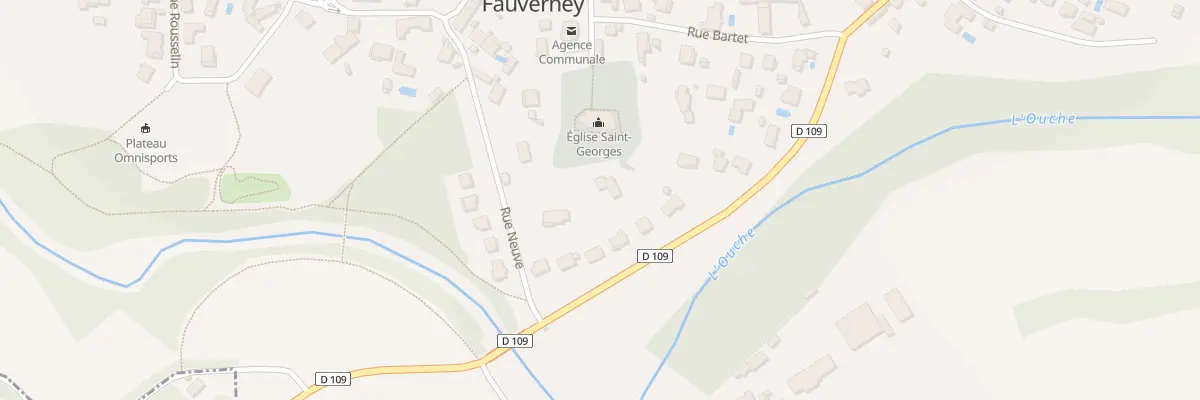 Plan du 26 Rue General de Gaulle à Fauverney