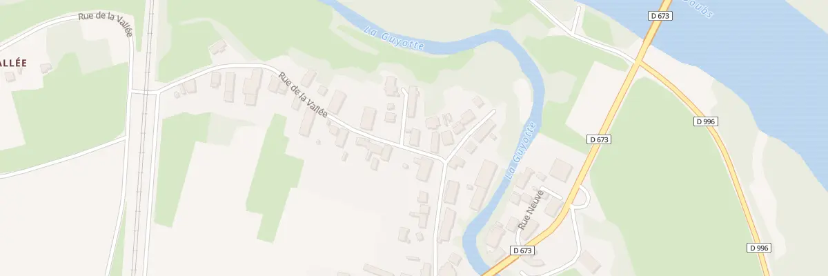 Plan du 10 Rue de la Vallée à Navilly