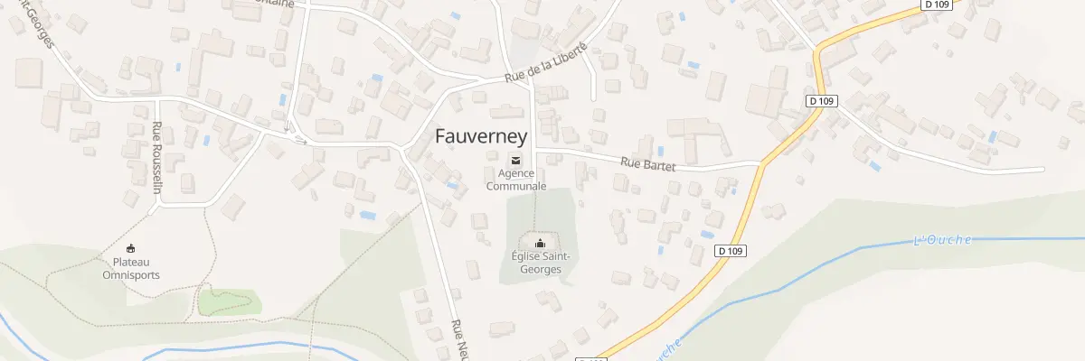 Plan du 7 Rue de l’Eglise à Fauverney