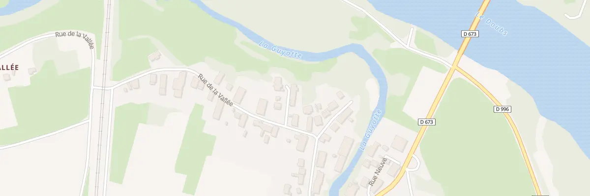 Plan du 2 Rue du Paquier à Navilly