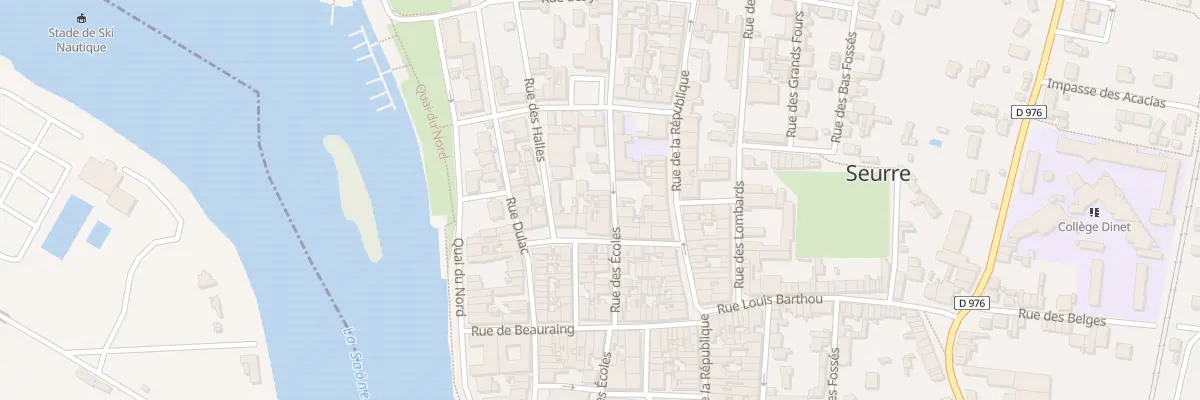 Plan du 23 Rue des Ecoles à Seurre