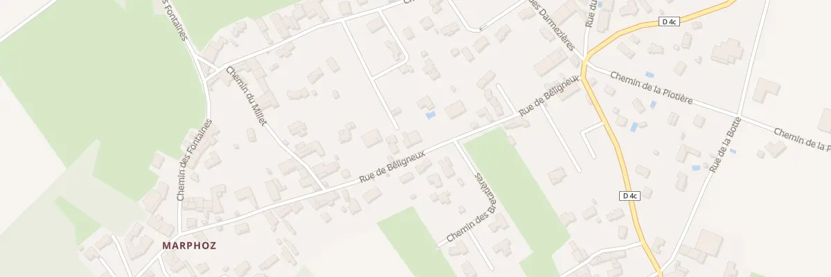 Plan du 226 Rue de Béligneux à Bourg-Saint-Christophe