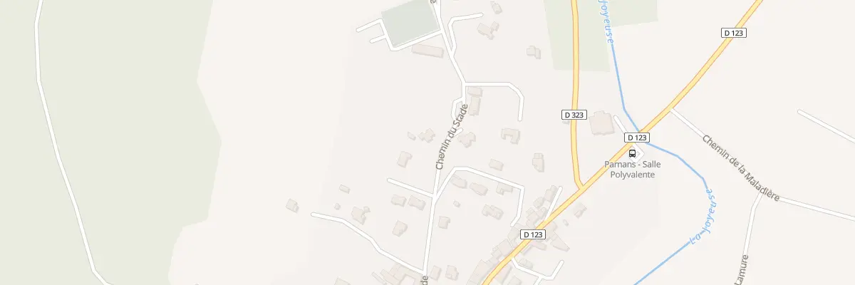 Plan du 235 Che du Stade à Parnans