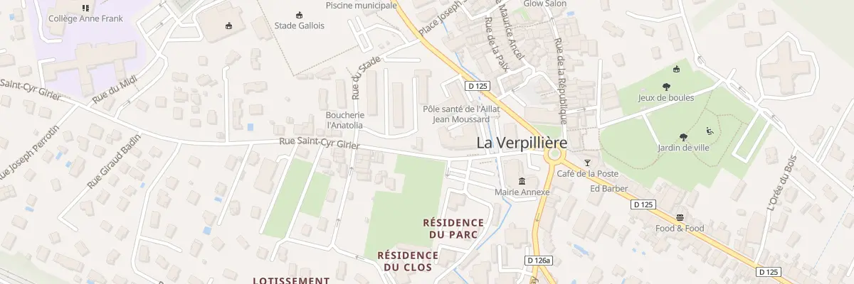 Plan du 129 Av Lesdiguières à La Verpillière