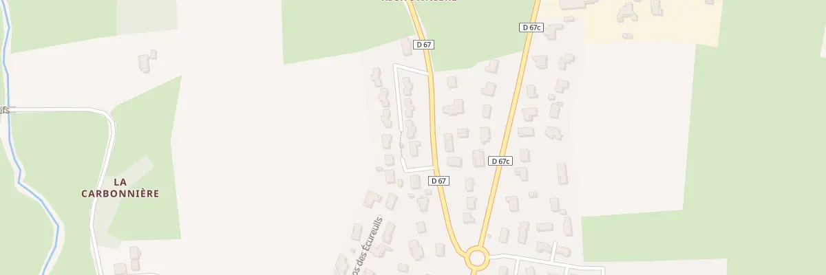 Plan du 281 Rte de Montracol à Saint-André-sur-Vieux-Jonc