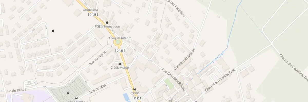 Plan du 370 Rue de la République à La Verpillière