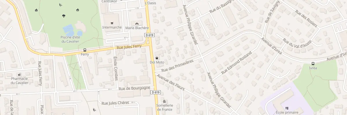 Plan du 7 Rue des Primevères à Chaumont
