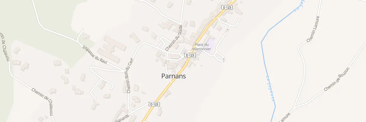 Plan du 201 Rte des Antonins à Parnans
