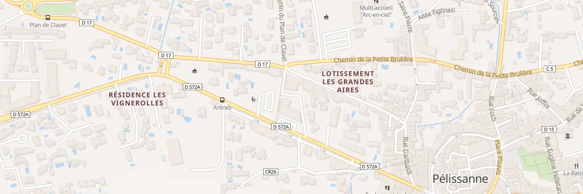 Plan du 38 All de Craponne à Pélissanne