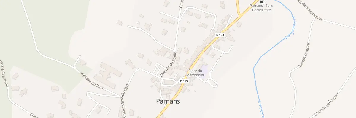 Plan du 60 Che du Stade à Parnans