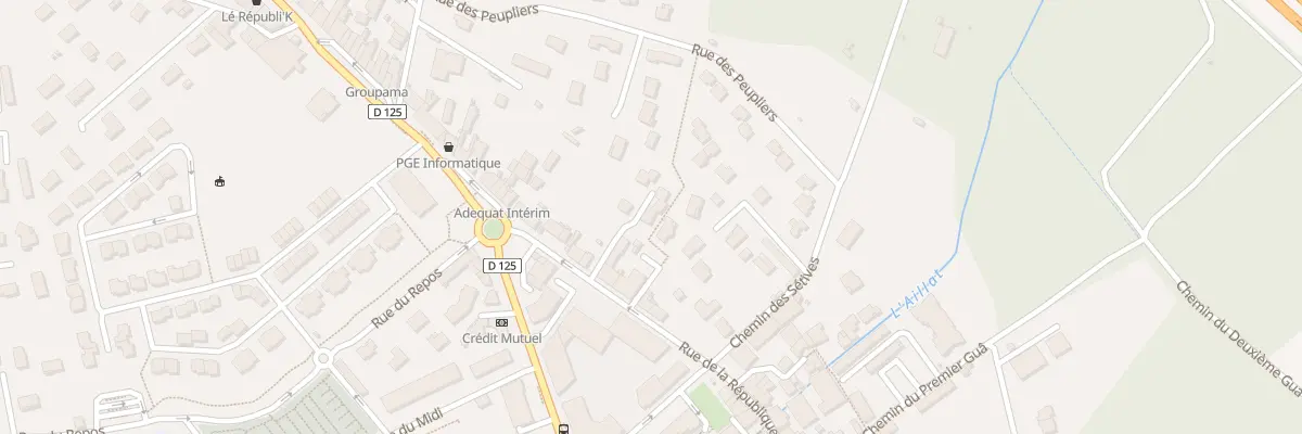 Plan du 398 Rue de la République à La Verpillière