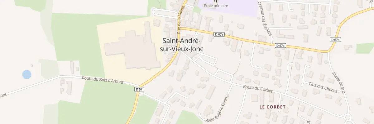 Plan du 22A Rte du Corbet à Saint-André-sur-Vieux-Jonc